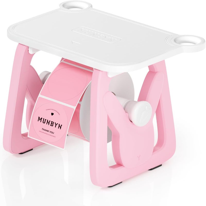 MUNBYN Label Holder for Rolls and Fanfold Labels, Thermal Sticker Holder for Desktop Thermal Printer, Accessory Supplies for Home, Office, Small Business - Image 1